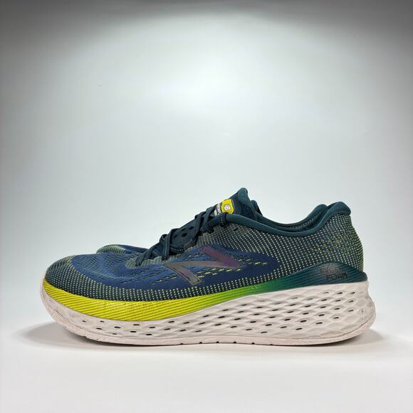 New Balance Fresh Foam More Blue Yellow Green Running Shoes Men\'s Size 12 2E main image 7